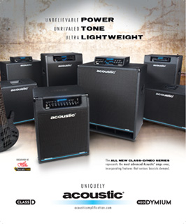 Acoustic Class D NEO Uniquely Acoustic Spotlight Ad