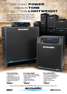 Acoustic Class D Neo Spotlight Ad