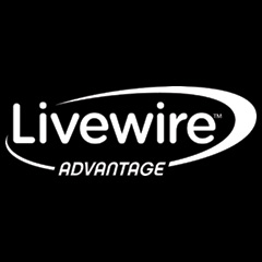 Livewire Advantage Logo White