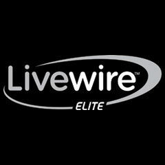 Livewire Elite Logo Rev Greyscale