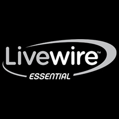 Livewire Essentials Logo Rev Greyscale
