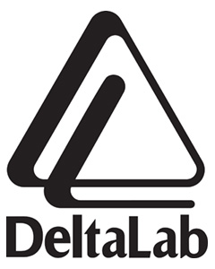 Delta Lab Triangular Logo black