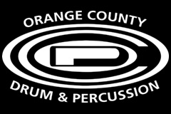 Orange County Drum and Percussion Logo white