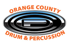 Orange County Drum and Percussion Logo orange text