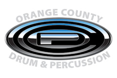 Orange County Drum and Percussion Logo grey text