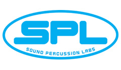 Sound Percussion Labs Logo PMS Cyan with tagline