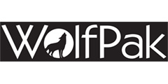 Wolfpak Logo white on black