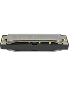Silver Star Black Gold Harmonica