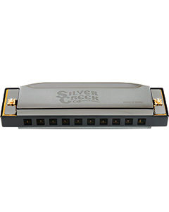 Silver Star Black Gold Harmonica